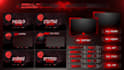 design horror twitch overlay and logo for your stream