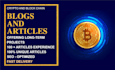 write SEO optimized crypto blockchain and nft blogs