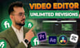 do professional video editing for youtube, reels, tiktok