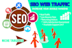 bring real visitors and targeted traffic to your website by using SEO