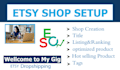set up and improve your etsy shop including SEO