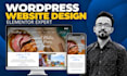 design wordpress website with elementor
