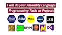 do assembly language programming tasks and projects in masm nasm mips x86 marie