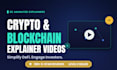 create a crypto, defi or blockchain 2d animated explainer video