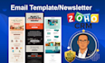 develop email template, zoho email newsletter template