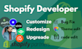 customize shopify store design, get shopify expert developer
