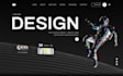 create an animated website with 3d elements