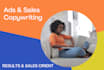 create powerful sales, ad and website copywriting