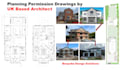 do UK council planning permission drawings, UK based architect