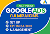 setup effective google ads, ppc campaign, and display ads campaign