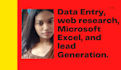 do data entry, excel, manual typing data, copy paste work