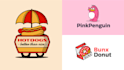 create a playful cartoon logo design