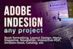 do any adobe indesign project as a designer