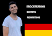 proofread and edit your german text