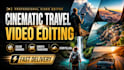 do cinematic travel video editing
