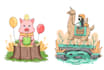 draw cute pet animal illustration