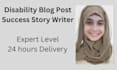 write disability articles, tips success stories