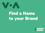 find a name for your brand