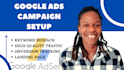 setup and manage your google PPC ads campaigns