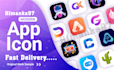 design professional  modern app icon and vector icon