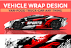 do branding vehicle wrap design, car wrap, jeep, truck, van wrap