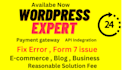 fix wordpress bugs, errors, malware and critical website issues fast