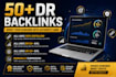 do high authority dofollow blog expert comment backlinks 50 plus DR