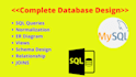 design database create sql queries and do normalization tasks