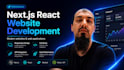 develop a modern next js react website or web application