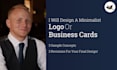 design a minimalist logo or business card