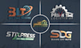 design a creative transport logistics trucking cargo courier moving company logo