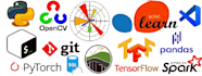 do machine learning, deep learning, nlp and computer vision projects in python