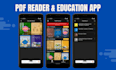 create a pdf reader education app