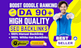 do high quality SEO backlinks link building off page service for google ranking