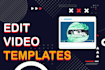 professional edit any video templates make a custom look