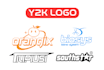 design professional y2k logo