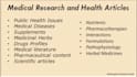 do research on medical, health and pharmaceutical topic