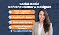 be your social media content creator and designer