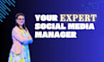 be your social media marketing manager