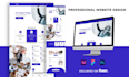 design a professional landing page UI UX