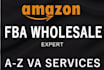 be your amazon fba wholesale virtual assistant