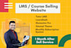 develop course selling website, coaching, school lms or platfrom