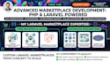 develop an advanced ecommerce marketplace website using php