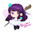 illustrate your character in a cute, fun and bubbly style