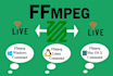 do ffmpeg command and streaming solution