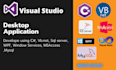 develop c sharp and vb dot net desktop application