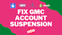 fix google merchant center suspension and misrepresentation