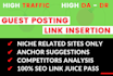 do niche edit dofollow backlinks through blogger outreach