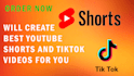 edit youtube shorts or tiktoks