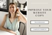 proofread, edit, and rewrite your website copy and content